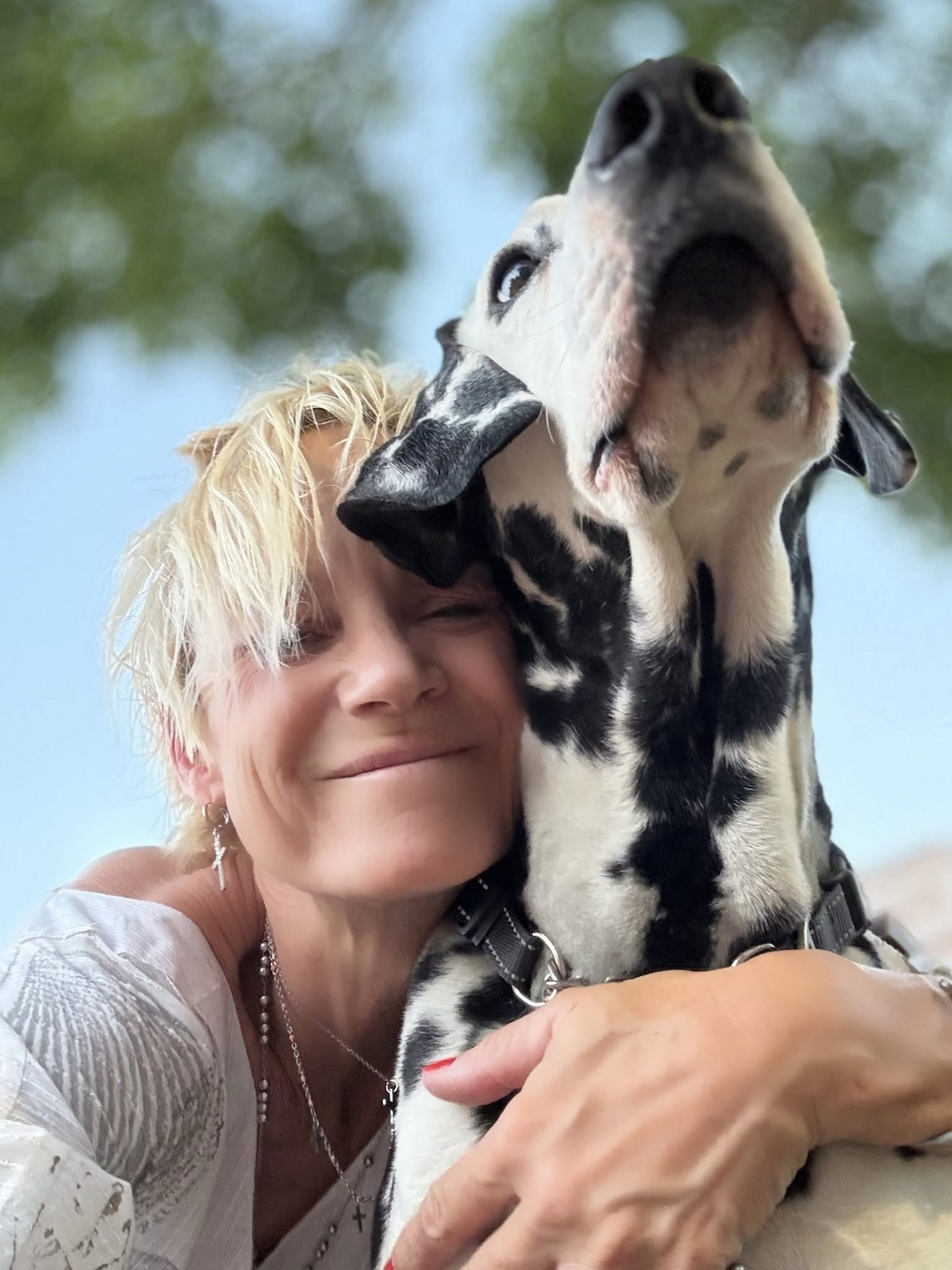 Kerstin Klabuhn mit Hund